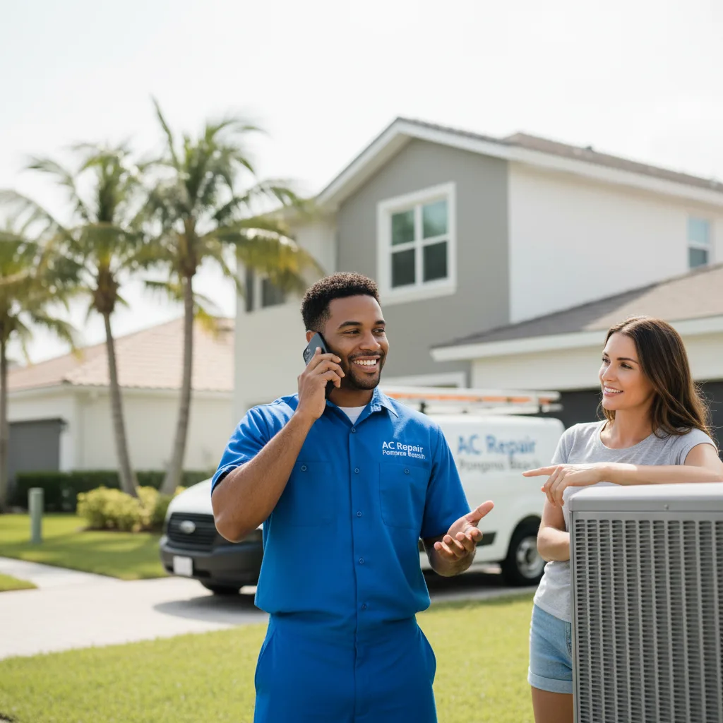 AC Repair Pompano Beach customer support in Frankton